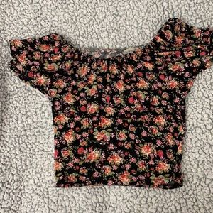 flower crop top.